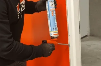 foam installation door