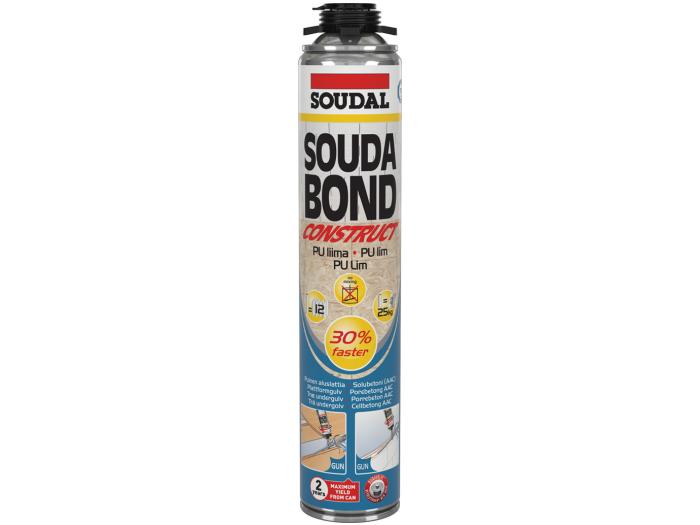 Product shot Soudabond Construct Gunfoam 750ml