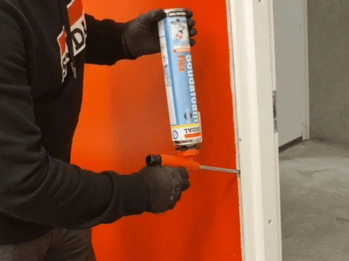 foam installation door